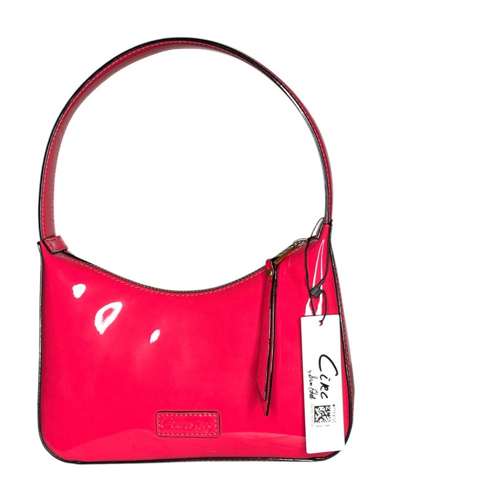 NWT Circus by Sam Edelman Malibu Shoulder Bag Hot Pink Shiny